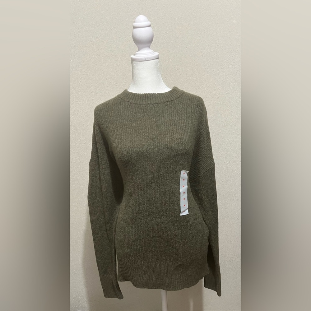 Old Navy Women's Green Crew Neck Sweater